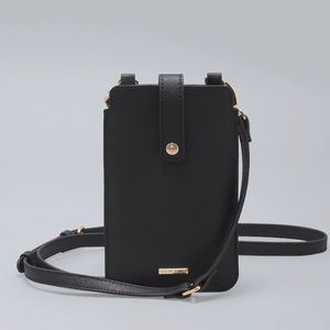 WHBM Crossbody Phone Case Black